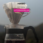 Hario V60 Paper Coffee Filter, Size 02, White, 100ct Box