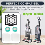 ZU102 Odor neutralizer cartridge & replacement filter for shark ZU102 ZU100 rotator vacuum, for shark zu102 rotator pet upright vacuum，Parts # 1238FT60 & 1239FT60 & 1541FC3000,1 pack