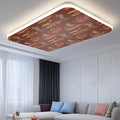Cowboys Horses 1 Pc Fluorescent Light Cover 4 x 2 Feet, Desert Ethnic Winds Dark Brown Background Covers for Ceiling Lights Magnetic Light Cloth Filter for Classroom Office Home