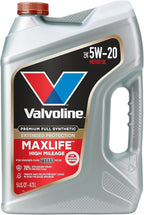 Valvoline Extended Protection High Mileage with Ultra MaxLife Technology 5W-20 Full Synthetic Motor Oil 5 QT, Case of 3