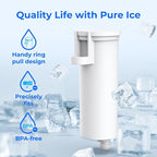 Waterdrop Replacement for GE® Profile Opal Nugget Ice Maker Water Filter, P4INKFILTR, with Ring Pull, NSF 42&372 Certified, BPA-Free, 4 Counts