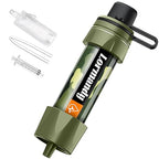 Straw Water Filter - Portable Water Purifier, Water Filtration System, Reusable Water Straw Purification - Outdoor Emergency and Survival Gear for Hiking, Camping Accessories and Travel