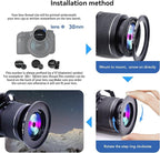 30mm Lens to 55mm Camera Lens Adapter,30mm to 55mm Filter Step up Ring Adapter Ring,Compatible All 55mm Filter Accessory