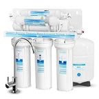 Geekpure 6-Stage Reverse Osmosis RO Drinking Water Filter System with Alkaline pH+ Filter-75 GPD