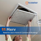 Filters Fast Compatible Replacement for Honeywell 20x20x5 Air Filter MERV 11 FC100A1011 Pleated AC Furnace Air Conditioner Filters Actual Size: 19.75 x 19.875 x 4.375, 2-Pack