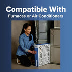 Filtrete 16x25x5 (SlimFit) AC Furnace Air Filter, MERV 13, MPR 1900, Premium Allergen, Bacteria & Virus, Electrostatic Air Cleaning Filter, 2-Pack (Actual Size 15.63x24.74x4.31 in)