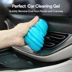 PULIDIKI Car Cleaning Gel for Car Detailing Putty Car Slime Cleaner Car Interior Cleaner Car Cleaning Supplies Auto Cleaning Kits Car Putty Car Accessories Blue Orange (2Pack)