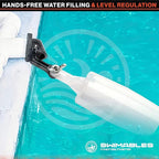 Swimables 3/8" and 1/2" Pool Auto Fill Float Valve Replacement | Includes Adapter From 3/8 Inch to 1/2 Inch | Compatible with Most Water Float Valve For Water Tank and Pool Water Leveler Auto Fill