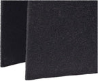 Breathe Naturally Universal 12x48 Cut-to-Fit Activated Carbon Filter (4 Pack) Charcoal Air Filter Sheet for Air Purifiers