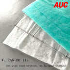 AUC Paint Booth Tacky Intake Filter Pad Series 55, 20" x 50" (10/case) Spray Booth Intake Filter with Internal Wire Support Frame