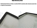 Vertical Laminar Dust Free Room Bench Double Use 70.86x23.62in Flow Hood Air Flow Clean Workbench Aluminum Workshop for Phone Repair with HEPA-Filter Laboratory Using
