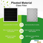 Upgraded 4 - Pack X7935 20x20x5 MERV 16 Air Filter Bundle,Carbon Clean Healthy Climate,Replacement Filter Media for HCC14-23 Lennox & Honeywell FC100A1011/FC200E1011 (4 - Pack)