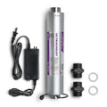iSpring UVF50 LED UV Water Filter System, Whole House Ultraviolet Water Purifier Filter, Long-Life LED Design, Built-in Smart Flow Sensor Switch, Mercury-Free, Up to 13.2 GPM