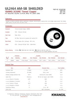 2C 18AWG AMSB Shielded Cable Wire (UL2464) - Highly Flexible Str TC, PVC Ins, OS+TC BRD, PVC JKT for CNC Machine, Stepper Motor, VFD Spindle (Matte Black 100FT)