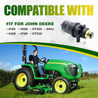 Fuel Filter Water Separator Assembly Compatible With John Deere 4120 4320 4520 4720 CT322 CT332 244J, Replacement For RE509441 RE508202