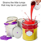 Jucoan 2 Pack Fine Mesh Paint Strainer, 11.5 Inch Stainless Steel 60 Mesh Paint Filter Fit 5 Gallon Bucket for Filter Oil, Water Based Oil Paints, Honey Funnel Filter