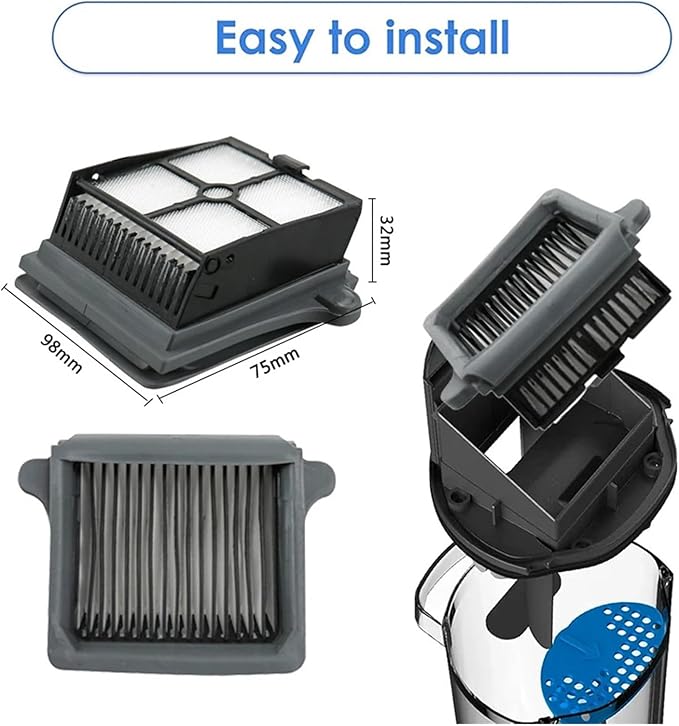 Compatible For TINECO 3.0 Spare Parts Floor Scrubber Roller Brush Filter Accessories Cordless Wet Dry Robot Vacuum Cleaner(C)