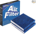 2 PACK HEPA Cabin Air Filter Fits for Hyundai Elantra, Ioniq 5, Santa Fe, Sonata, Tucson & Kia K5 Activated Carbon Cabin Filter Replacement 97133L1000 Car Accessories