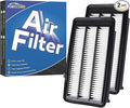 2-Pack Engine Air Filter Fits for 2016-2021 Tucson, 2017-2021 Sportage CA12065 air Filter Replacement Accessories