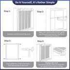 16"W x 20"H [Duct Opening Size] Steel Return Air Filter Grille - Removable Face/Door for 1 inch Filters -HVAC Vent Cover Grill - White [Outer Dimensions: 18 5/8"W X 22 5/8"H]