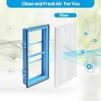 DerBlue 6pcs Replacement Filters Compatible with Holmes AER1 Type Total Air Filter,for 30AT and 242-NUC,Total Air Filter Replacement Filters for 30AT