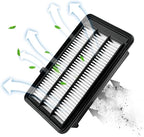 2PCS Cabin Engine Air Filter Kits JM802 JMAA00 Fits for 2016-2021 Civic L4 1.5L, 2017-2022 CR-V CRV L4 1.5L, Replacement for CF11182, CA12050, 80292-TF0-G01, 172205AAA00