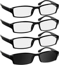 TruVision Readers Reading Glasses, Comfort Spring Hinges for Men and Women, 9501HP