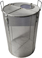 Stainless Steel Pump Filter Cover Water Pump Protective Cover Sump Pump Anti-Clogging Outdoor 1mm Mesh Pump Cover Barrier Durable And Strong For Septic Tanks Farm Irri(Size:25x60cm/9.8"x23.6",Color:A)
