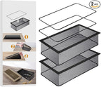 Floor Register Trap 4 x 10 Inch, Upgraded Floor Vent Filter Net Catches Toys Snacks Pet Hair and Pet Food, Air Vent Screen Mesh Keeps Bugs Out (2)