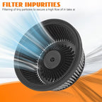 High Flow Air Cleaner Intake Filter System Kit Air Filters Cover Drift Style for Harley Touring 2008-2016 Softail '16-'17 FLSTNSE '14-'15 FLSTSE 2011-2012 FXSBSE 2013-2014 Dyna FXDLS 2017