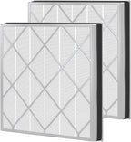 HE400 Hepa Filter Replacement Compatible with Shark HE4FKPET HE400 HE401 HE402 & HE405 4 Fan Air Cleaner Purifier, 3-Stage Filtration, 2 Pack