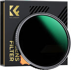 K&F CONCEPT 62mm Black Diffusion Mist 1/4 Effect & Variable ND2-400 (1-9 Stops) ND Lens Filter 2 in 1, Putter Adjust Multi-Function Filter for Camera Lens with 28 Multi-Coated (Nano-X Series)