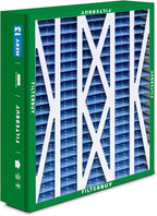 Filterbuy 21x27x5 Air Filter MERV 13 Optimal Smoke & Allergy Defense (1-Pack), Pleated HVAC AC Furnace Filters for Trane Perfect Fit & American Standard (Actual Size: 20.56 x 26.13 x 4.97)