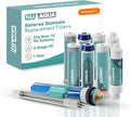NU Aqua Reverse Osmosis Water Filter System Replacement Set - 6 Stage 1 Year UV Under Sink Kit - Membrane, Sediment, Carbon Filters, Parts & Fittings - Universal Undersink RO Filtration Cartridge Pack