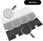 Dianrui 2 PCS RV for Dometic A/C Vent Cover Replacement, Duo-Therm Air Conditioner Grille Replacement for Dometic 3104928.019 with Air Filter pad RV Parts & Accessories