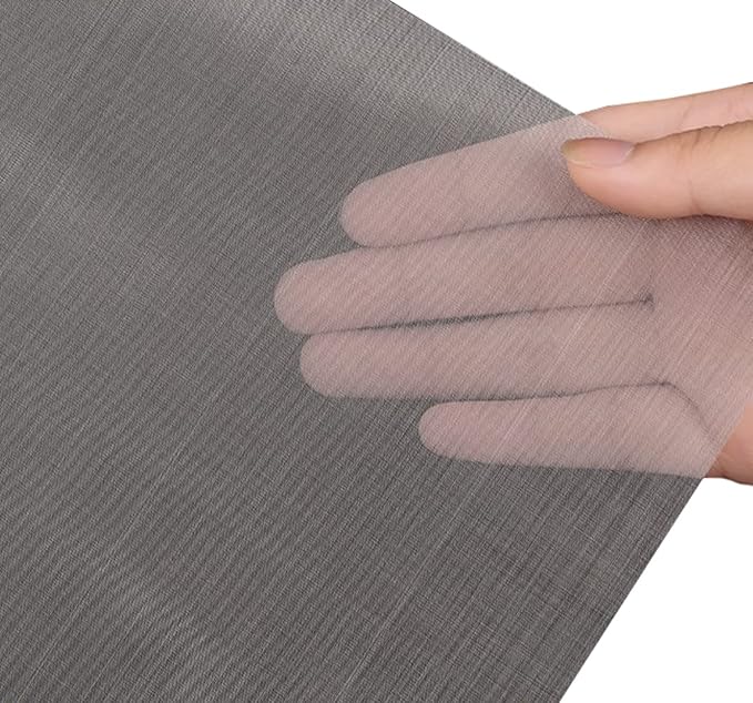 Hardware Cloth 304 Stainless Steel Insect Screen Mesh, 120 Mesh Air Vent Mesh Metal Woven Wire Mesh for Vent, Filter, Window & Garden(1x3m)