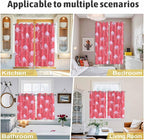 2 Panel Kitchen Cafe Curtains, Desert Camel Sunlight Filtering Nature Air Through, Home Decor Window Covering Tier Curtains for Living Room 80W x 84L inch Summer Sand Camel Animal Vintage Pink