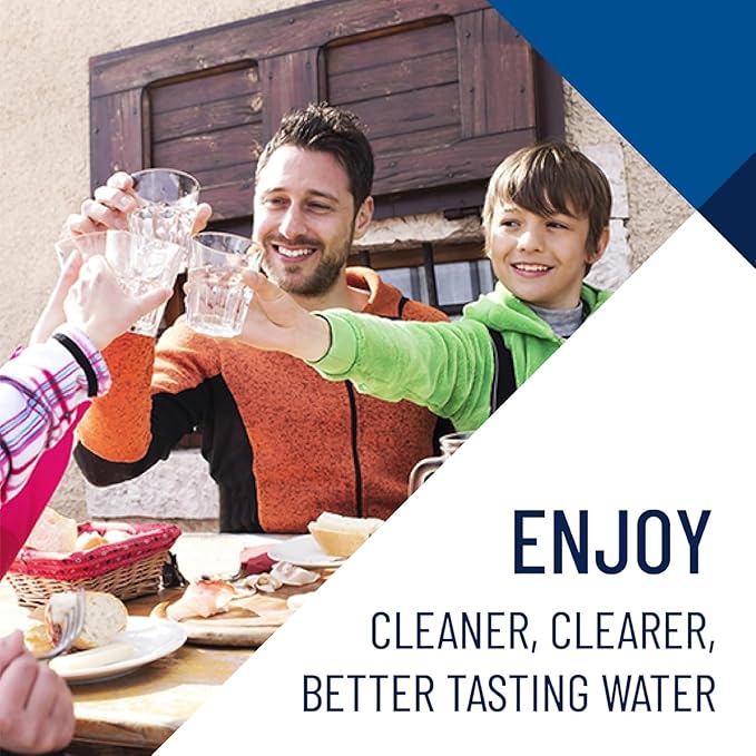 Pentair Pentek NCP-20 Carbon Water Filter, 20-Inch, Whole House Non-Cellulose Carbon Impregnated Pleated Filter Cartridge, 20" x 2.5", 10 Micron