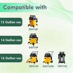 DXVA19-4102 Vacuum Bags Compatible With DEWALT 12-16 Gallon Wet/Dry Vacuum, Disposable Dust Collection Filter Bag DXV12P DXV14P DXV16P DXV16PA DXV16S