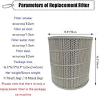 INTSUERMAI CNC Oil Mist Collector Replacement Filter Industrial Fume Purifier Replacement Filter CNC Oil Mist Purifier Changing Accessories