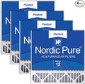 Nordic Pure 20x20x5 (Actual Size: 19 5/8 x 19 7/8 x 4 3/8) Honeywell/Lennox Replacement MERV 12 Air Filters 4 Pack