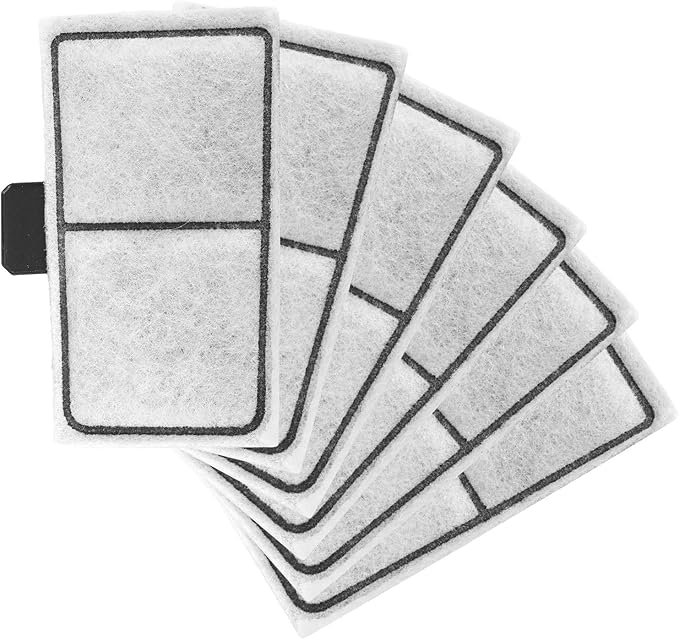 10pcs Filter Cartridges for Top Fin EF-S & BF5 BETTAFLO, 9.5x5.5cm/3.74x2.17in Aquarium Filter Media with Activated Carbon for Fish Tank Water Filtration