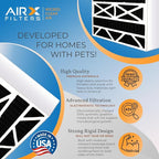 AIRX FILTERS WICKED CLEAN AIR. 24x24x4 Air Filter Odor Eliminator Carbon Filter MERV 7 AC HVAC Furnace Filters 6 Pack