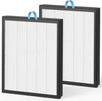 Fil-fresh Vital 200S Replacement Filter for LEVOIT Vital 200S/200S-P Air Purifier, H13 True HEPA & Activated Carbon Filter, Replace Vital 200S-RF, White, 2-Pack