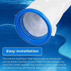 X-treme Multilayer Filter Bag, Compatible with Catfish Ultra,iVac 250,iVAC C2,Volt FX-4 and for Jacuzzi JPV200 Handheld Pool Vacuums (1 Pack, X-treme Multilayer Filter Bag)