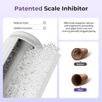 iSpring Anti-Scale Whole House Water Filter System, Reduces up to 99% Chlorine, Odor, and Sediments, 2-Stage Water Descaler and Whole House Water Filter, 1" Inlet/Outlet, Model: WGB21B-DS
