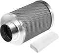 Air Carbon Filter Odor Control, Reversible Flange, Pre-Filter Included, Smelliness Scrubber