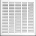 HVAC Premium 25 x 32 Duct Opening Steel Return Air Filter Grille, for 1-inch Filter, Removable Door, Flat Stamped HVAC Vent Cover Grille, Outer Dimensions 27.5 x 34.5