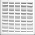 HVAC Premium 25 x 32 Duct Opening Steel Return Air Filter Grille, for 1-inch Filter, Removable Door, Flat Stamped HVAC Vent Cover Grille, Outer Dimensions 27.5 x 34.5