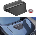 Compatible For BMW E60 E36 F10 F30 Compatible For Golf 5 6 7 Mk7 Compatible For Fiat 500 Universal Car Front Hood Air Flow Ve(Black)